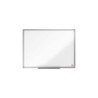 Lavagna bianca in melamina Nobo Essence 600x450 mm - Telaio in alluminio anodizzato - Vassoio porta pennarelli - Colore bianco