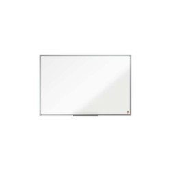 Nobo Essence Pizarra de Melamina 900x600mm - Marco de Aluminio Anodizado - Bandeja para Rotuladores - Color Blanco