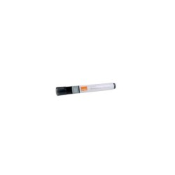 Nobo Caja de 10 Rotuladores para Pizarra Blanca - Punta Redonda 3mm - Tinta Liquida - Nivel de Tinta - Color Negro