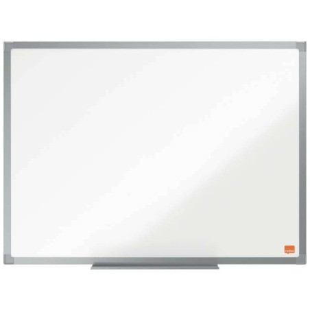 Lavagna magnetica Nobo Essence in acciaio vetrificato 600x450 mm - Montaggio ad angolo - Bianca
