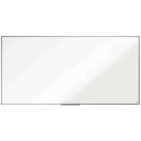 Lavagna magnetica in acciaio Nobo Essence 1800x900 mm - Montaggio ad angolo - Superficie facile da cancellare - Colore bianco