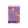 Apli Magic Scratch Colores Pack de 8 Laminas para Rascar - Medidas 210 x 297mm - Colores Surtidos