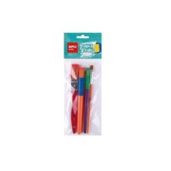 Apli Kids Paint & Fun Pack de 5 Pinceles - Medidas y Colores Surtidos
