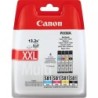 Confezione da 4 cartucce d'inchiostro originali Canon CLI581XXL - 1998C005