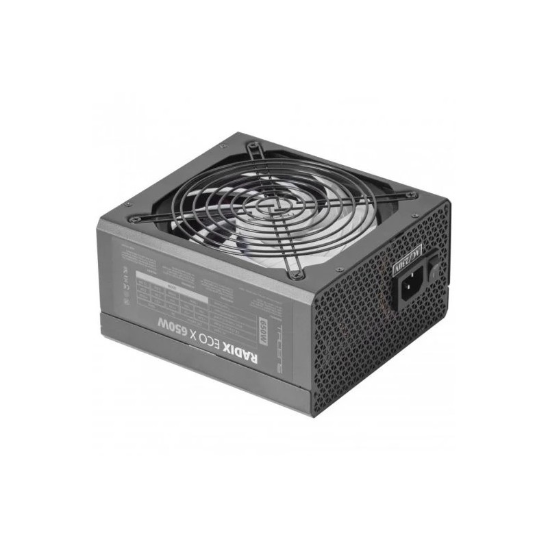 Alimentatore Tacens Radix ECO X 650 ATX da 650 W - PFC attivo - Ventola da 140 mm Alimentatore Tacens Radix ECO X 650 ATX da 650 W - PFC attivo - Ventola da 140 mm
