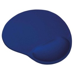 Tappetino per mouse ergonomico Trust BigFoot - Poggiapolsi in gel - Misure 23,6x20,5 cm - Colore Blu