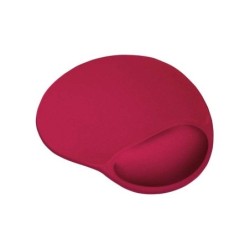 Tappetino per mouse ergonomico Trust BigFoot - Poggiapolsi in gel - 23,6 x 20,5 cm - Rosso