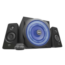 Trust Gaming GXT 628 Tytan Speakers 2.1 120W - Subwoofer da 30W con illuminazione LED - Cavo da 1,75 m - Colore Nero