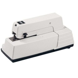 Cucitrice elettrica classica Rapid 90Ec - Cuci fino a 30 fogli - Caricamento frontale - Punti 44/6-7 mm - Bianco/Nero