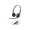 Cuffie Plantronics Blackwire C3220 USB-C con microfono - Cuscinetti auricolari imbottiti - Controlli cablati - Colore nero
