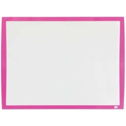 Lavagna magnetica piccola Nobo 585x430 cm - Colori vivaci - Accessori inclusi - Fucsia