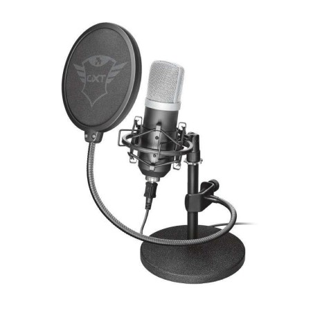 Microfono cardioide USB Trust Gaming GXT 252 Emita - Supporto in metallo - Cavo da 1,80 m - Colore nero