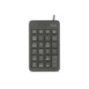 Tastiera numerica USB Trust Xalas - Ultra sottile - 23 tasti a basso profilo - Cavo da 1,50 m - Colore nero
