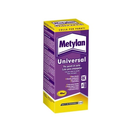 Metylan Universal Cola Universal para Papeles Pintados 125gr - Adhesivo de Alta Resistencia - Facil de Aplicar
