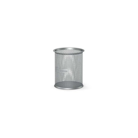 Portapenne rotondo classico Erichkrause Compass - Realizzato in acciaio inossidabile - Design moderno ed elegante - Colore argen