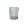Bussola Erichkrause - Pattumiera da 12 litri - Base rotonda - Acciaio inossidabile - Colore argento