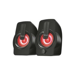 Altoparlanti Trust Gemi USB 2.0 12W - Illuminazione RGB - Controllo volume - Cavo da 1,40 m - Colore nero