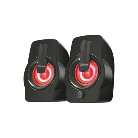 Altoparlanti Trust Gemi USB 2.0 12W - Illuminazione RGB - Controllo volume - Cavo da 1,40 m - Colore nero