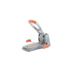 Perforatore ad alto spessore Rapid HDC150 - Fino a 150 fogli - 2 fori - Perforatori da 6 mm - Colore argento/arancione