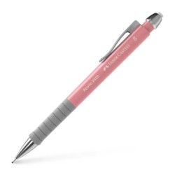 Faber-Castell Apollo Portamine - Corsa 0,5 mm - Impugnatura ergonomica - Gomma integrata - Corpo rosa