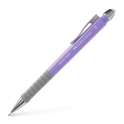 Faber-Castell Apollo Portamine - Corsa 0,5 mm - Impugnatura ergonomica - Gomma integrata - Corpo lilla