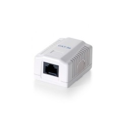 Equipaggia la rosetta di superficie femmina CAT5e 1x RJ45