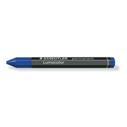 Staedtler Lumocolor Permanent Omnigraph 236 Cera permanente esagonale - Resistente all'acqua - Diametro 12 mm circa - Colore blu