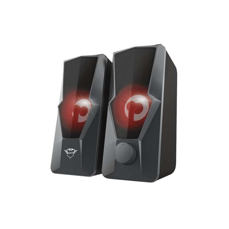 Altoparlanti Trust Gaming GXT 610 Argus USB 2.0 da 20 W - Illuminazione a LED - Ingresso jack da 3,5 mm - Colore nero Altoparlanti Trust Gaming GXT 610 Argus USB 2.0 da 20 W - Illuminazione a LED - Ingresso jack da 3,5 mm - Colore nero