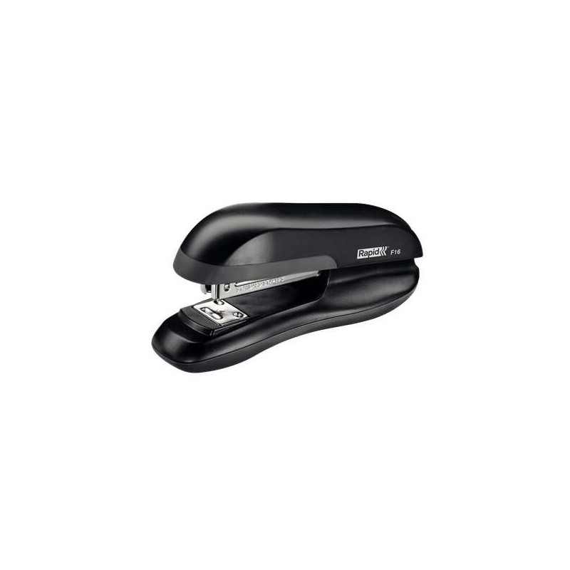 Cucitrice da tavolo Rapid F16 - Fino a 30 fogli - Pinzatura aperta, chiusa e con spilli - Colore nero Cucitrice da tavolo Rapid F16 - Fino a 30 fogli - Pinzatura aperta, chiusa e con spilli - Colore nero