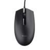 Mouse USB Trust Basi 1200 dpi - 3 pulsanti - Uso ambidestro - Cavo da 1,60 m - Colore nero