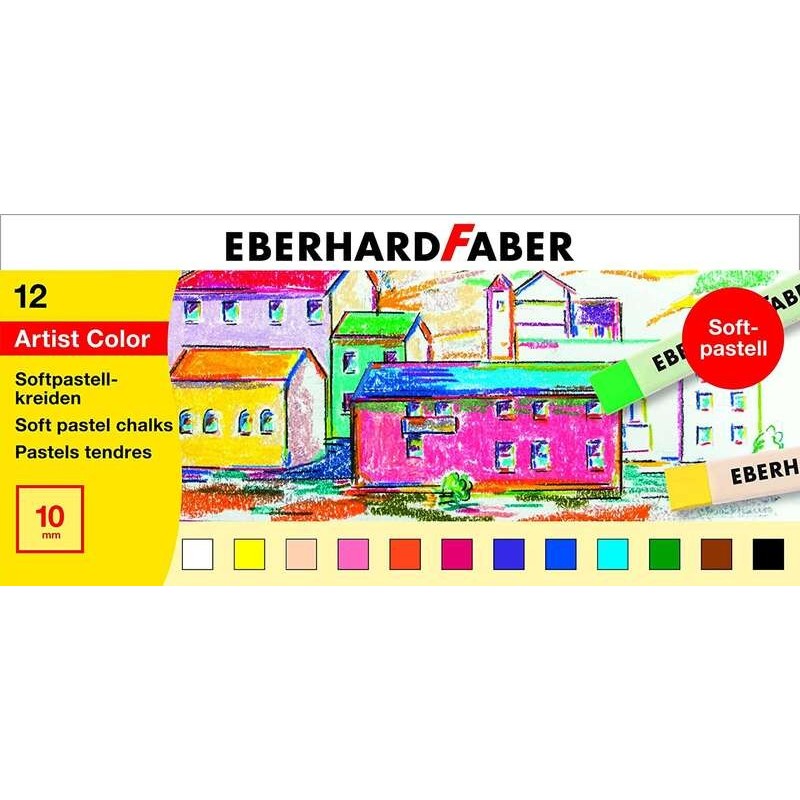 Staedtler 2430 Pack de 12 Tizas Pastel Suave - Exelentes para Mezclar Colores - Resistencia a la Luminosidad - Colores Surtidos Staedtler 2430 Pack de 12 Tizas Pastel Suave - Exelentes para Mezclar Colores - Resistencia a la Luminosidad - Colores Surtidos