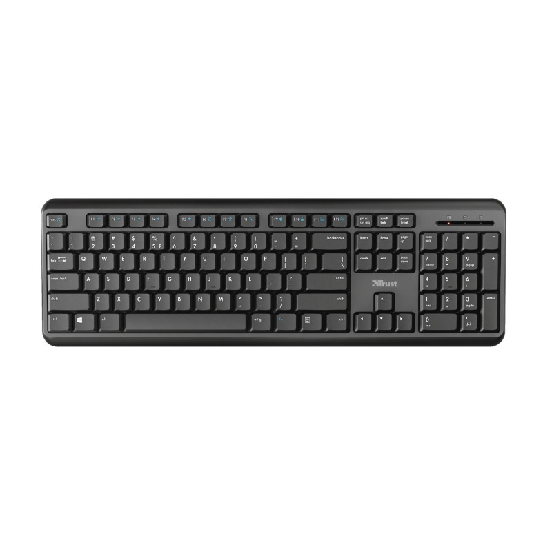 Trust TK350 Teclado Inalambrico USB - Silencioso - Teclas Multimedia - Resistente a Vertidos Trust TK350 Teclado Inalambrico USB - Silencioso - Teclas Multimedia - Resistente a Vertidos
