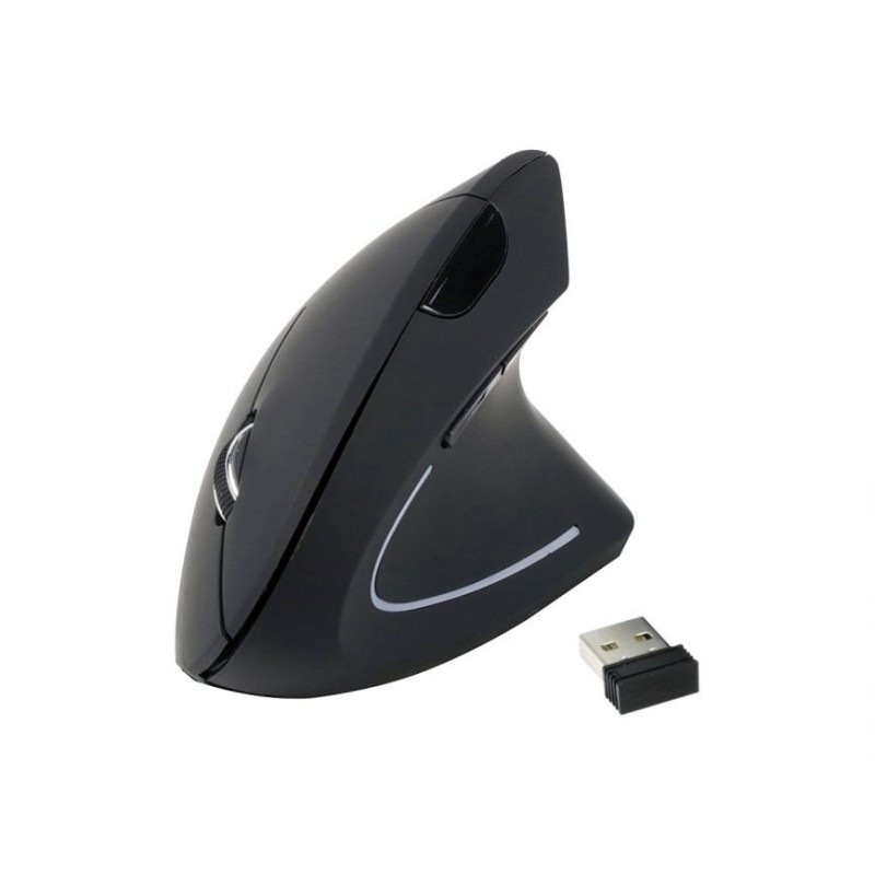 Equip Raton Ergonomico Inalambrico USB 1600dpi - 5 Botones - Uso Diestro Equip Raton Ergonomico Inalambrico USB 1600dpi - 5 Botones - Uso Diestro