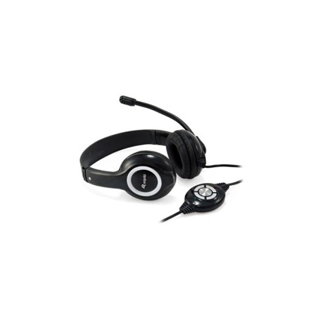 Equipaggia le cuffie con microfono USB - Controllo volume - Nero