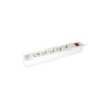 Equip Regleta Alimentacion - 5 Tomas Schuko + 2 USB - Interruptor On/Off - Cable de 1.50m