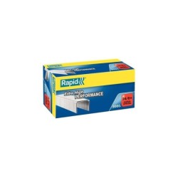 Rapid Super Strong Caja de 5000 Grapas 24/8+ - Hasta 50 Hojas - Alambre Galvanizado Superreforzado - Patilla de 8,5mm