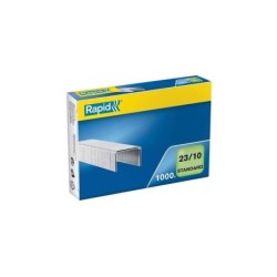 Rapid Caja de 1000 Grapas 23/10 - De 40 a 70 Hojas - Alambre Galvanizado - Patilla de 10mm