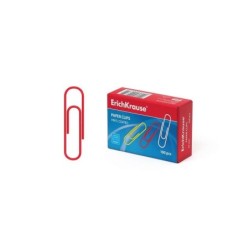 Clip Erichkrause in acciaio rivestito in plastica - Elevata resistenza e durata - Colorate - 33 mm