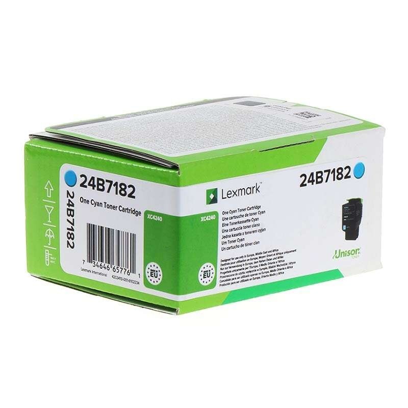 Cartuccia toner ciano originale Lexmark XC2240/XC4240 - 24B7182