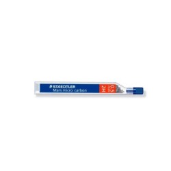 Tubo Staedtler Mars Micro Carbon 250 da 12 mine in grafite - Durezza 2H - Corsa 0,5 mm - Alta resistenza 12pz 12pz