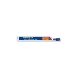 Staedtler Mars Micro Carbon 250 Tubo da 12 Mine in Grafite - Durezza B - Corsa 0,9 mm - Alta Resistenza 12pz 12pz