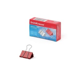 Erichkrause Pinzas para Papeles de Colores - 19mm - Resistencia Mejorada - Capacidad Hasta 70 Hojas - Color Metalico