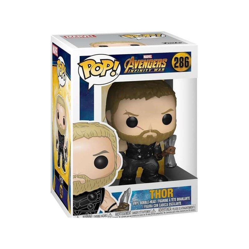 Funko Pop Marvel Avengers Infinity War Thor - Figura in vinile - Altezza 9 cm circa. Funko Pop Marvel Avengers Infinity War Thor - Figura in vinile - Altezza 9 cm circa.