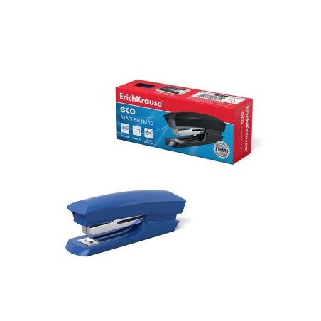 Erichkrause Grapadora ?10 Eco - Hasta 20 Hojas - Plastico Resistente - Mecanismo de Acero - Color Variado