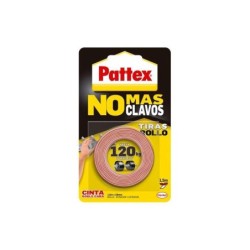 Nastro biadesivo Pattex Nmc Bl 1,5 m - Adesivo senza chiodi - Fissaggio rapido e pulito - per oggetti lisci interni ed esterni