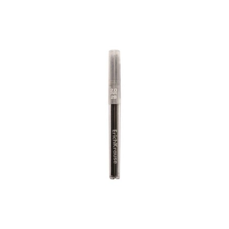 Erichkrause Set de 5 Minas de Recambio Draft para Portaminas - 2.0 mm - 2B - Color Negro