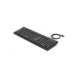 HP 100 Teclado USB - 12 Teclas de Funcion y 3 Teclas de Acceso Rapido - 107 Teclas en Total