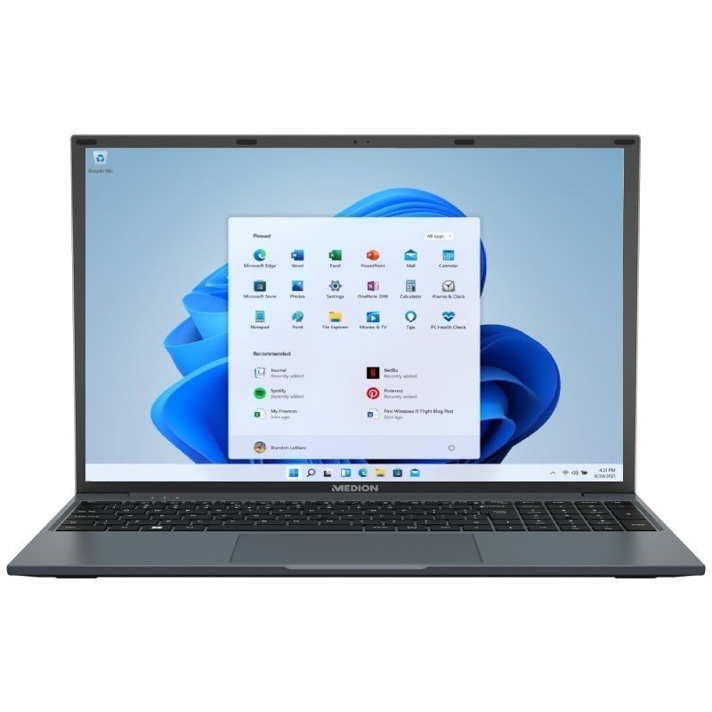 Medion Akoya E16423 Portatil 16" Intel Core i5-1155G7 - 8GB - 512GB SSD - Windows 11 Home Medion Akoya E16423 Portatil 16" Intel Core i5-1155G7 - 8GB - 512GB SSD - Windows 11 Home