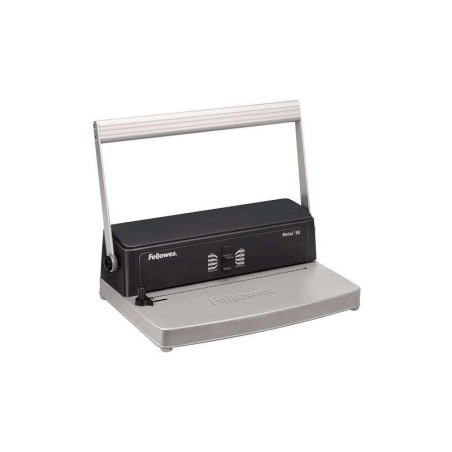 Fellowes Metal 50 Encuadernadora Manual A4 de Espiral Metalico - Perfora hasta 12 Hojas - Encuaderna hasta 450 Hojas