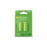 GP ReCyko Confezione da 2 Batterie Ricaricabili 3000mAh C 1,2V - Pre-Caricate - Ciclo di Vita: Fino a 1000 Volte